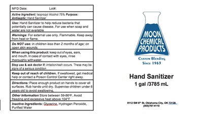 3875 mL Label (1 Gal Label Ipa   Moon Chemical)